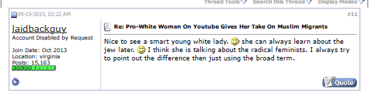 smart white lady